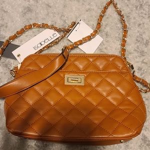 Faux leather handbag